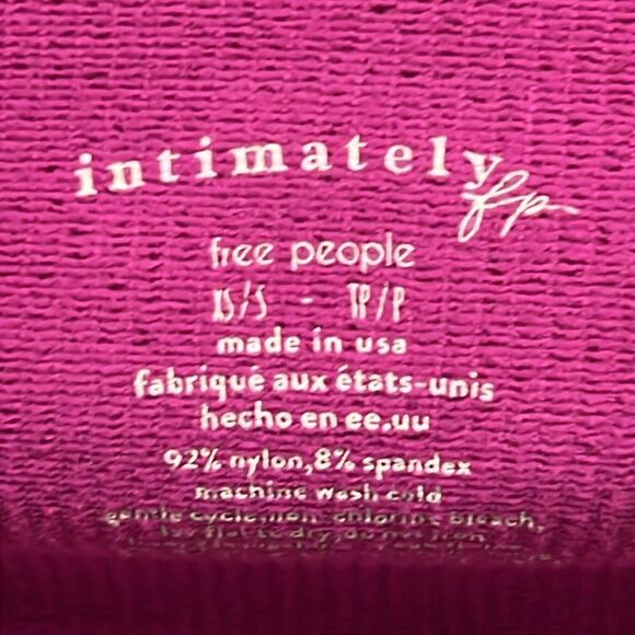 Free People Meg Seamless V-Neck Long-Sleeve Bodysuit XS/S - Picture 5 of 5